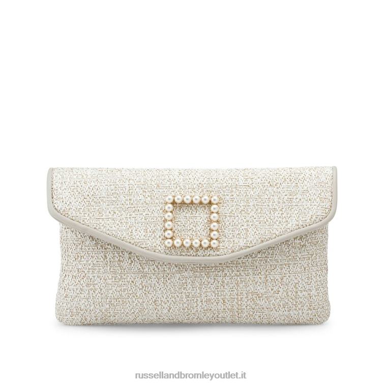 beige V0V4J779Russell And Bromley pochette mezzanotte pochette con finiture in perle