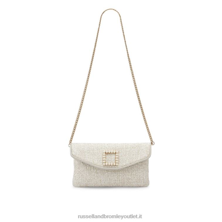 beige V0V4J779Russell And Bromley pochette mezzanotte pochette con finiture in perle