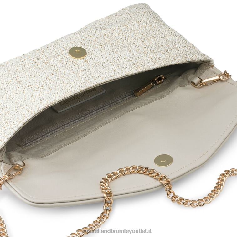 beige V0V4J779Russell And Bromley pochette mezzanotte pochette con finiture in perle