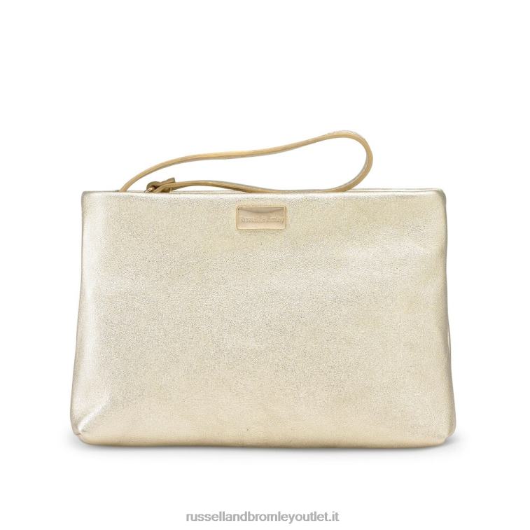 metallico V0V4J782Russell And Bromley tasca superiore con cerniera toppouch
