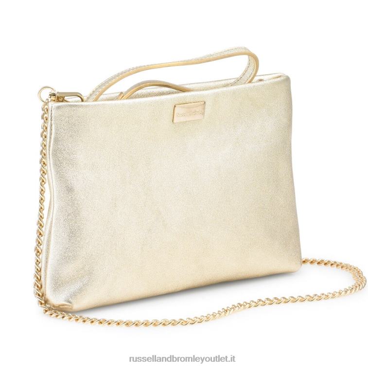 metallico V0V4J782Russell And Bromley tasca superiore con cerniera toppouch
