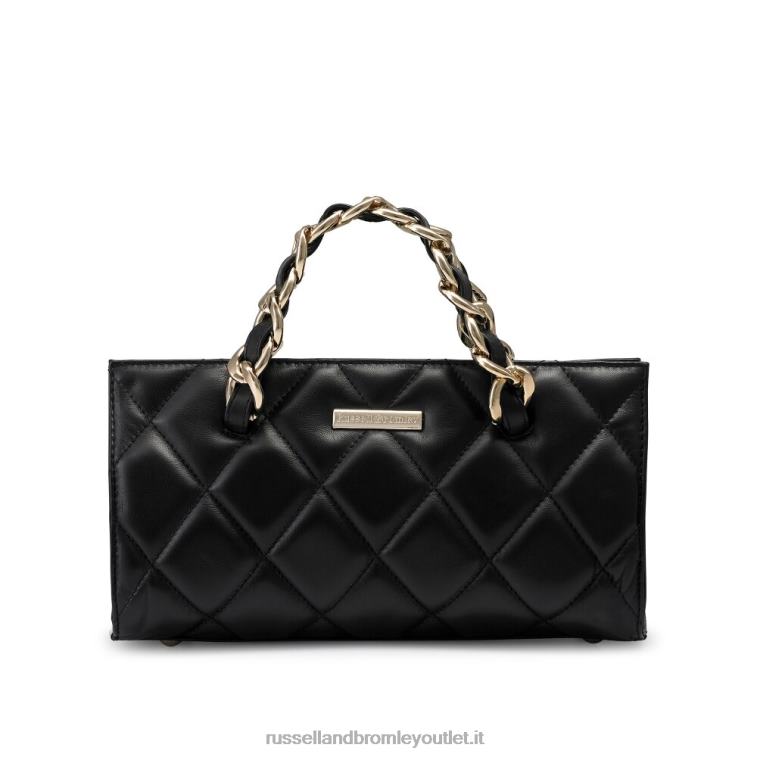 nero V0V4J745Russell And Bromley pochette rettangolare prisma glam