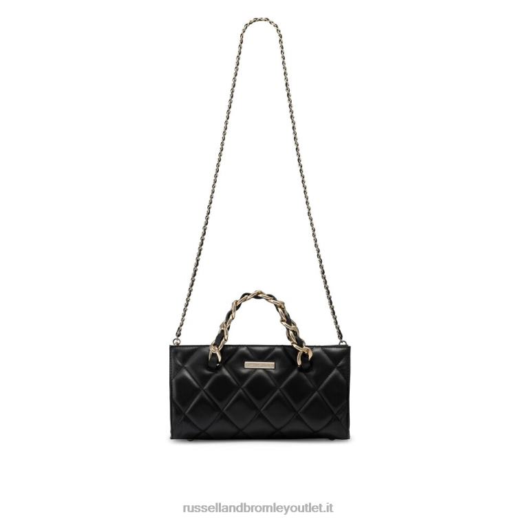nero V0V4J745Russell And Bromley pochette rettangolare prisma glam