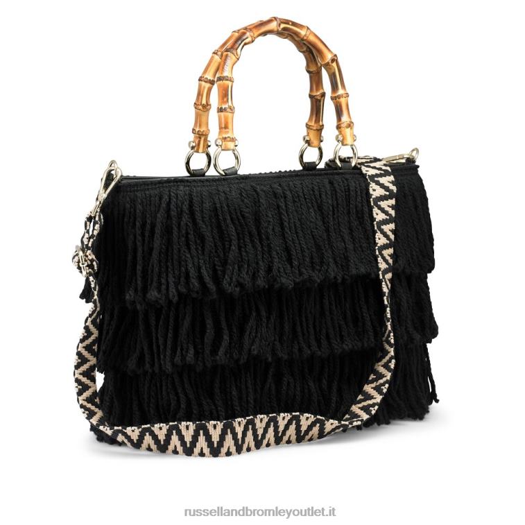 nero V0V4J750Russell And Bromley borsa con nappine pipino
