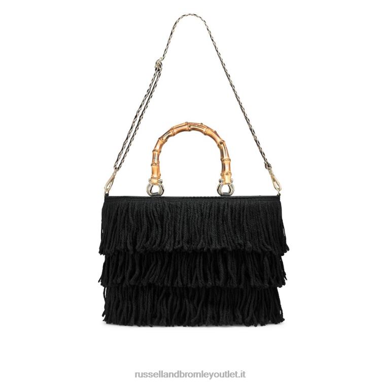 nero V0V4J750Russell And Bromley borsa con nappine pipino