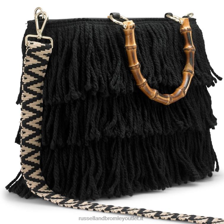 nero V0V4J750Russell And Bromley borsa con nappine pipino