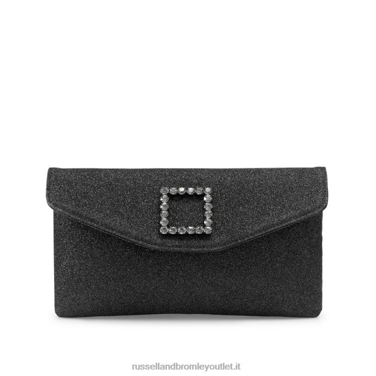 nero V0V4J770Russell And Bromley pochette con fibbia impreziosita da favola