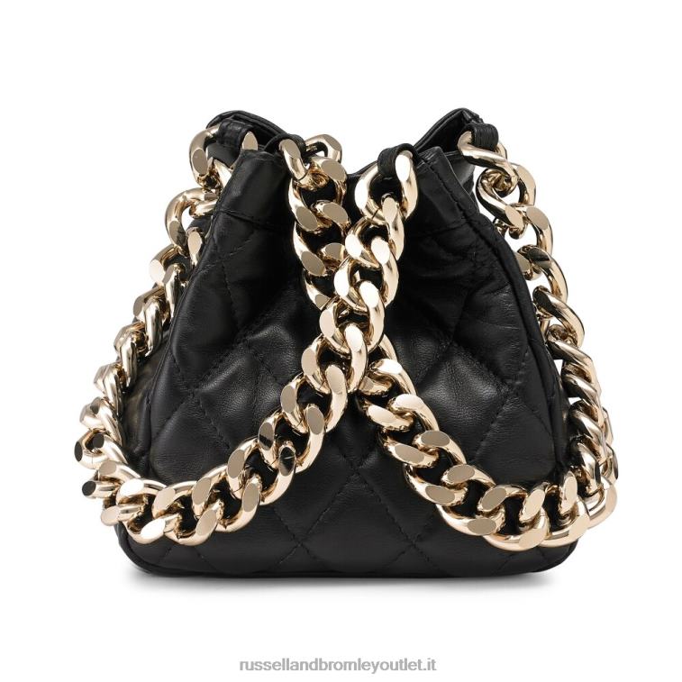nero V0V4J783Russell And Bromley custodia a catena grossa da discoteca