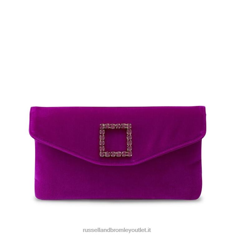 rosa V0V4J691Russell And Bromley pochette con fibbia impreziosita da pochette gioiello