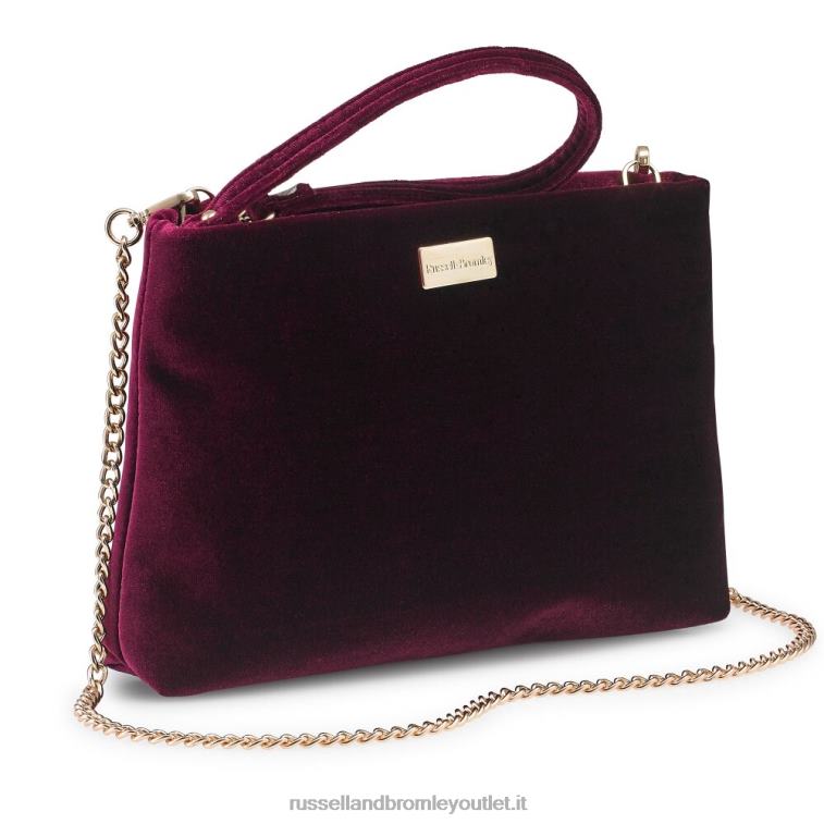 rosso V0V4J780Russell And Bromley tasca superiore con cerniera toppouch