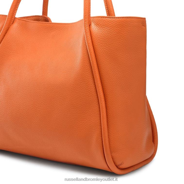 arancia V0V4J685Russell And Bromley borsa a tracolla con catena icon est/ovest