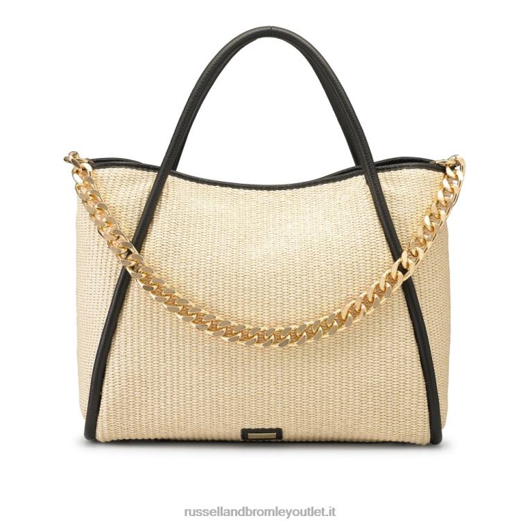 beige V0V4J694Russell And Bromley borsa a tracolla con catena icon est/ovest