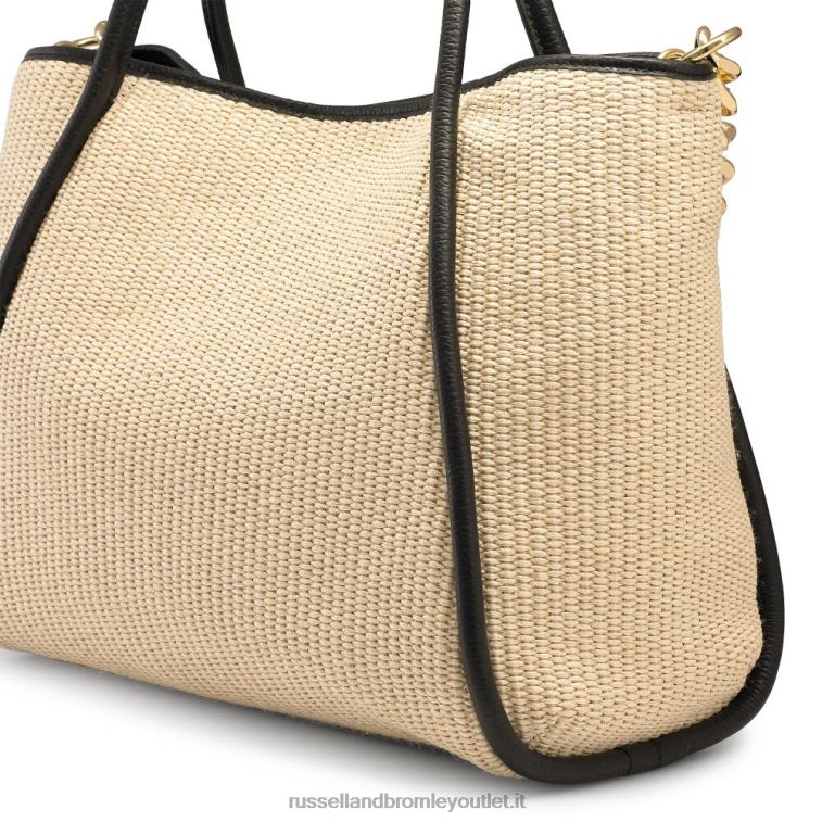 beige V0V4J694Russell And Bromley borsa a tracolla con catena icon est/ovest