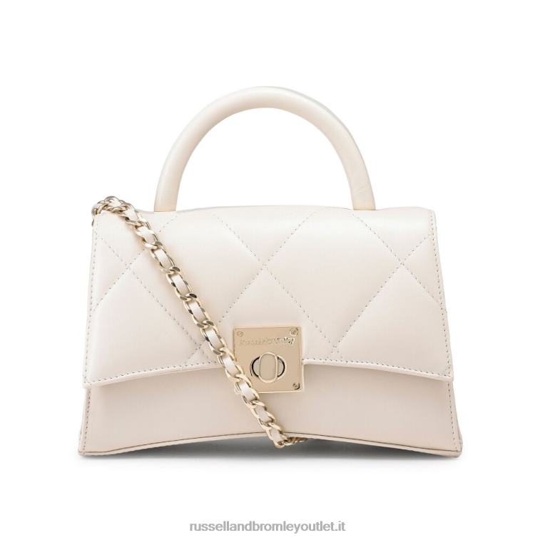 bianco V0V4J727Russell And Bromley borsa a tracolla strutturata on the rocks
