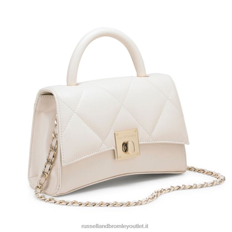 bianco V0V4J727Russell And Bromley borsa a tracolla strutturata on the rocks