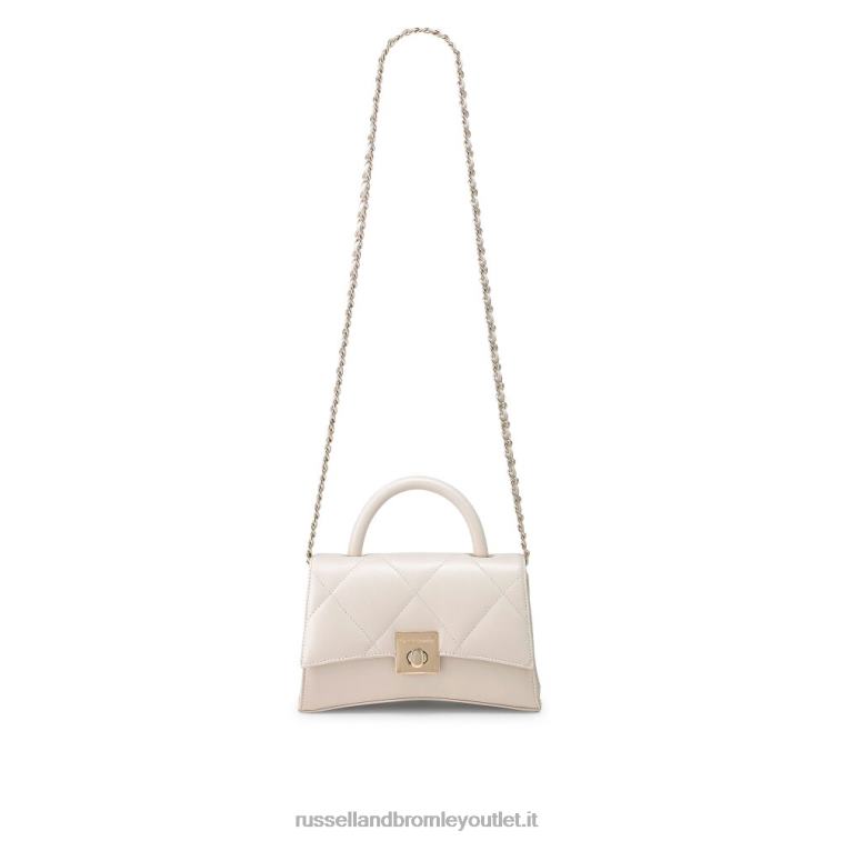 bianco V0V4J727Russell And Bromley borsa a tracolla strutturata on the rocks
