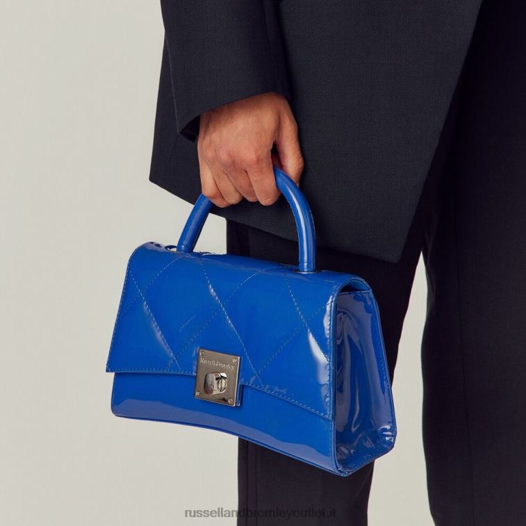 blu V0V4J728 donne Russell And Bromley borsa a tracolla strutturata on the rocks