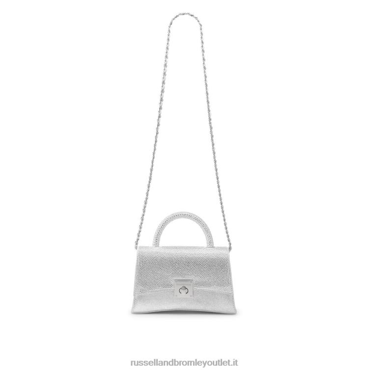 metallico V0V4J723 donne Russell And Bromley borsa a tracolla strutturata on the rocks