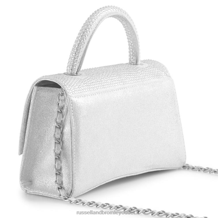 metallico V0V4J723 donne Russell And Bromley borsa a tracolla strutturata on the rocks