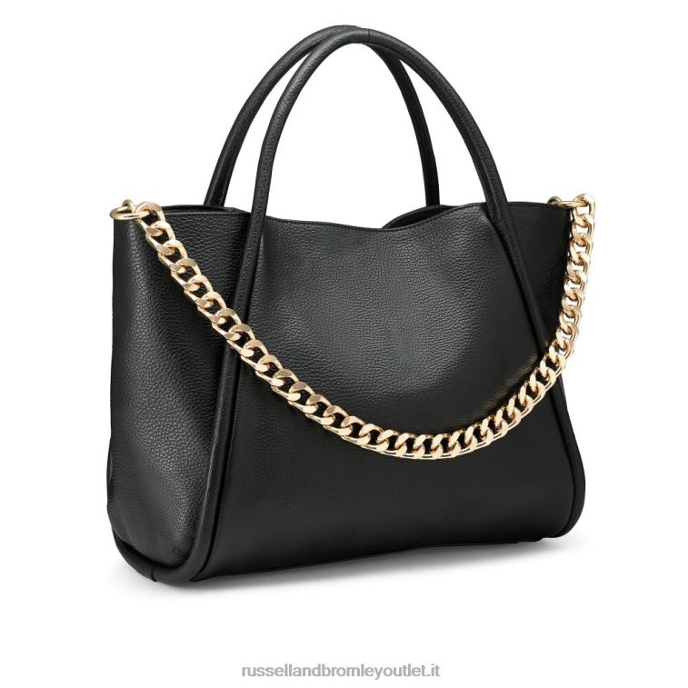 nero V0V4J676Russell And Bromley borsa a tracolla con catena icon est/ovest