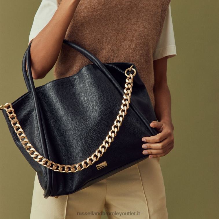 nero V0V4J676Russell And Bromley borsa a tracolla con catena icon est/ovest