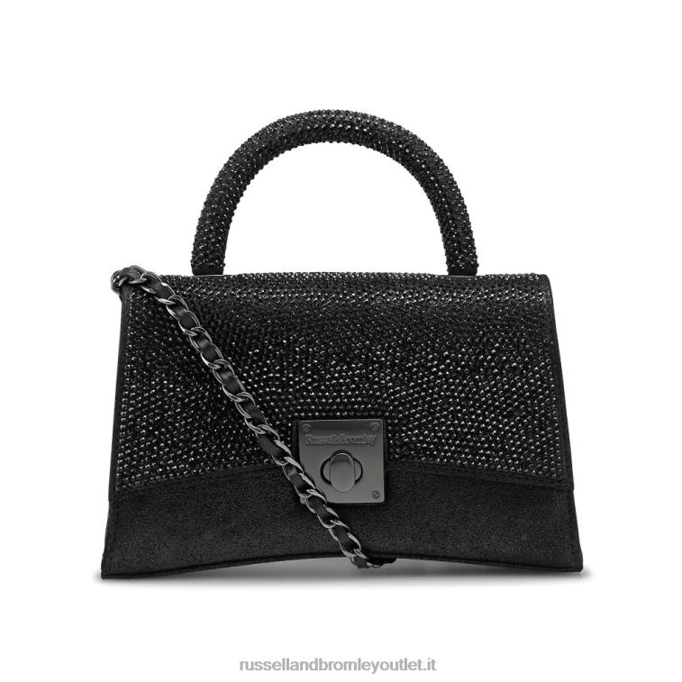 nero V0V4J722Russell And Bromley borsa a tracolla strutturata on the rocks
