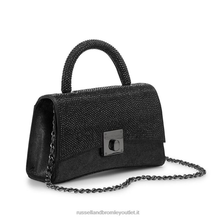 nero V0V4J722Russell And Bromley borsa a tracolla strutturata on the rocks