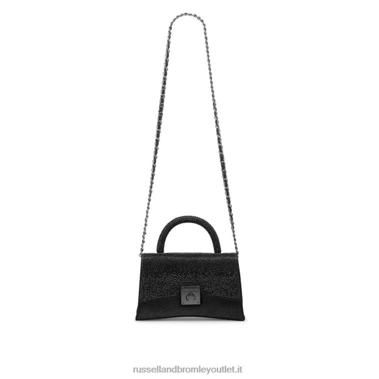 nero V0V4J722Russell And Bromley borsa a tracolla strutturata on the rocks