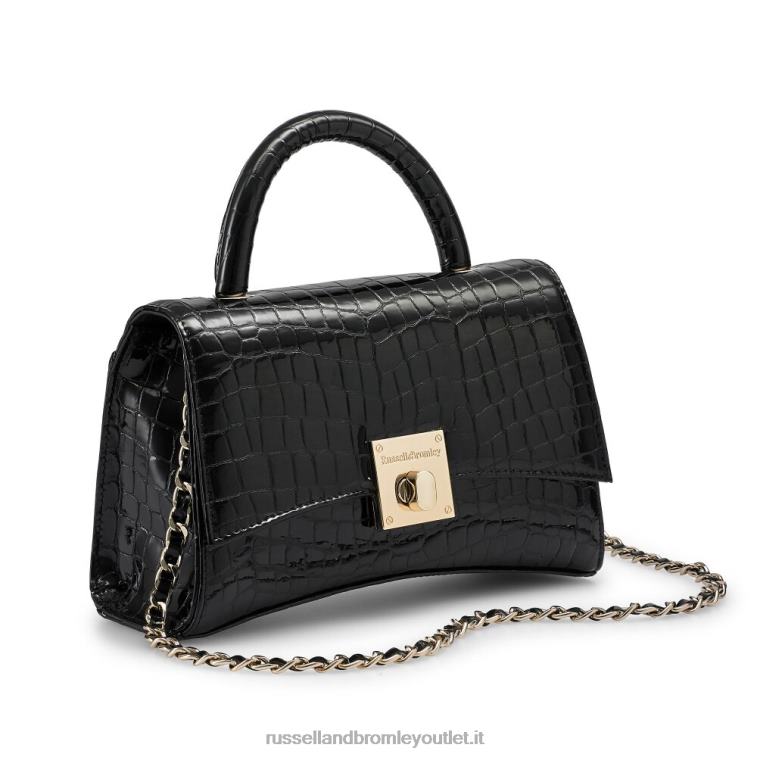 nero V0V4J724Russell And Bromley borsa a tracolla strutturata on the rocks