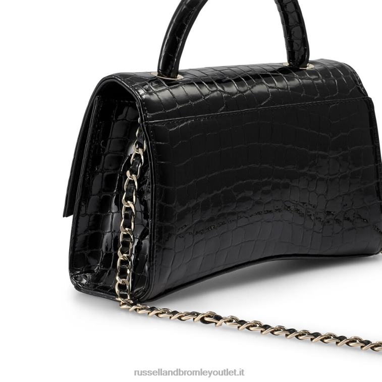 nero V0V4J724Russell And Bromley borsa a tracolla strutturata on the rocks