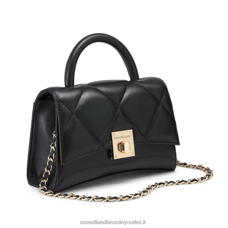 nero V0V4J742Russell And Bromley borsa a tracolla strutturata on the rocks