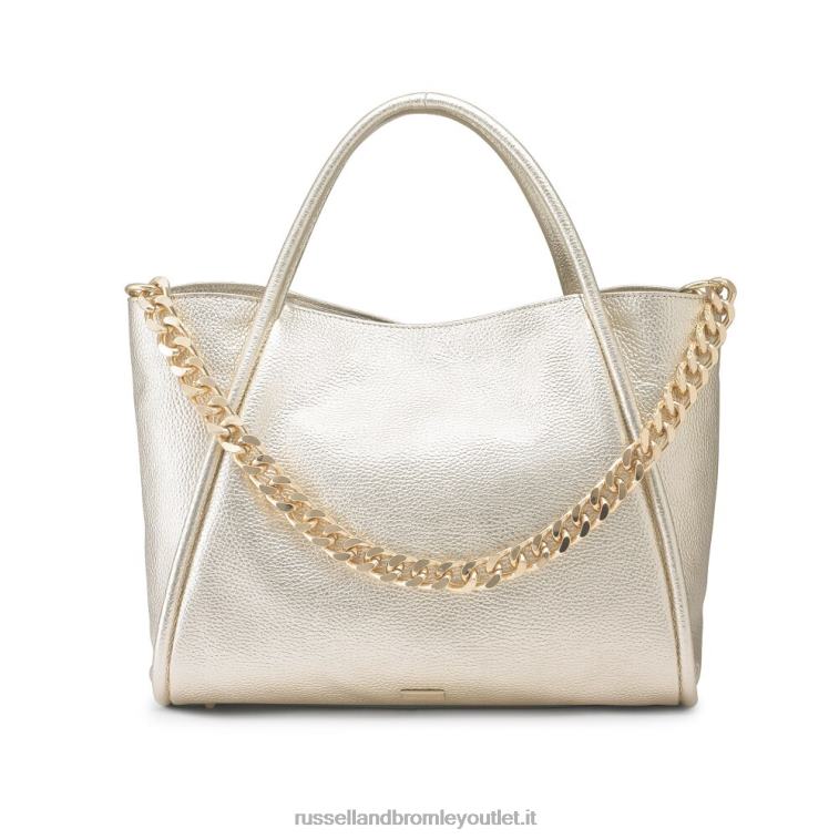 oro V0V4J677Russell And Bromley borsa a tracolla con catena icon est/ovest