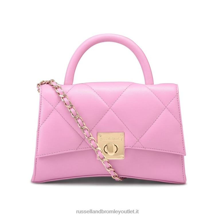 rosa V0V4J725 donne Russell And Bromley borsa a tracolla strutturata on the rocks