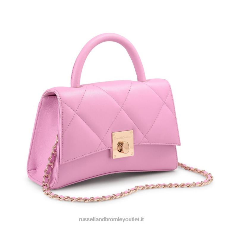 rosa V0V4J725 donne Russell And Bromley borsa a tracolla strutturata on the rocks