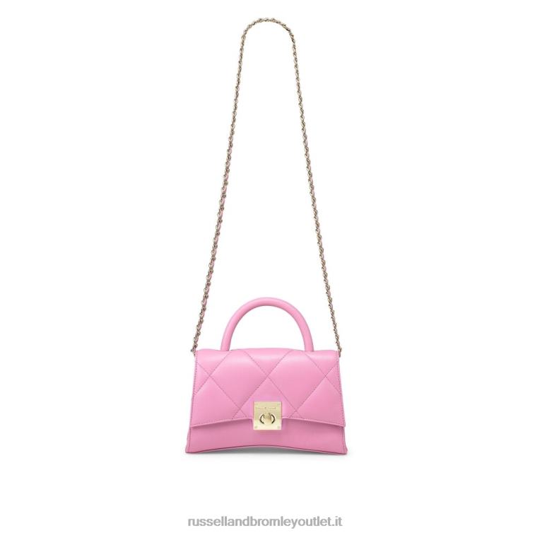 rosa V0V4J725 donne Russell And Bromley borsa a tracolla strutturata on the rocks
