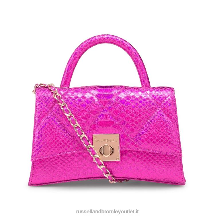 rosa V0V4J726Russell And Bromley borsa a tracolla strutturata on the rocks