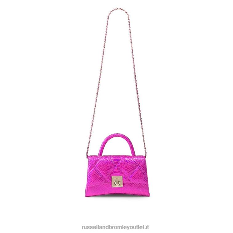 rosa V0V4J726Russell And Bromley borsa a tracolla strutturata on the rocks