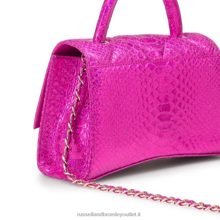 rosa V0V4J726Russell And Bromley borsa a tracolla strutturata on the rocks