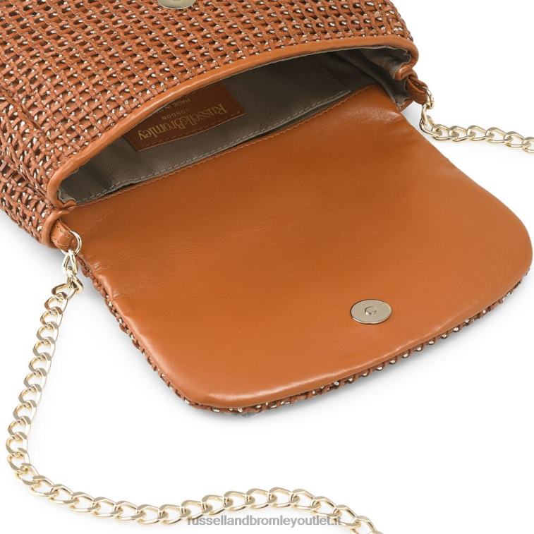 abbronzatura V0V4J739Russell And Bromley borsa a tracolla intrecciata liberty