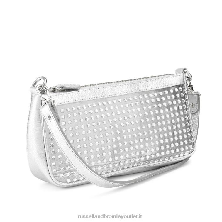 argento V0V4J690Russell And Bromley borsa a tracolla impreziosita da afrodite
