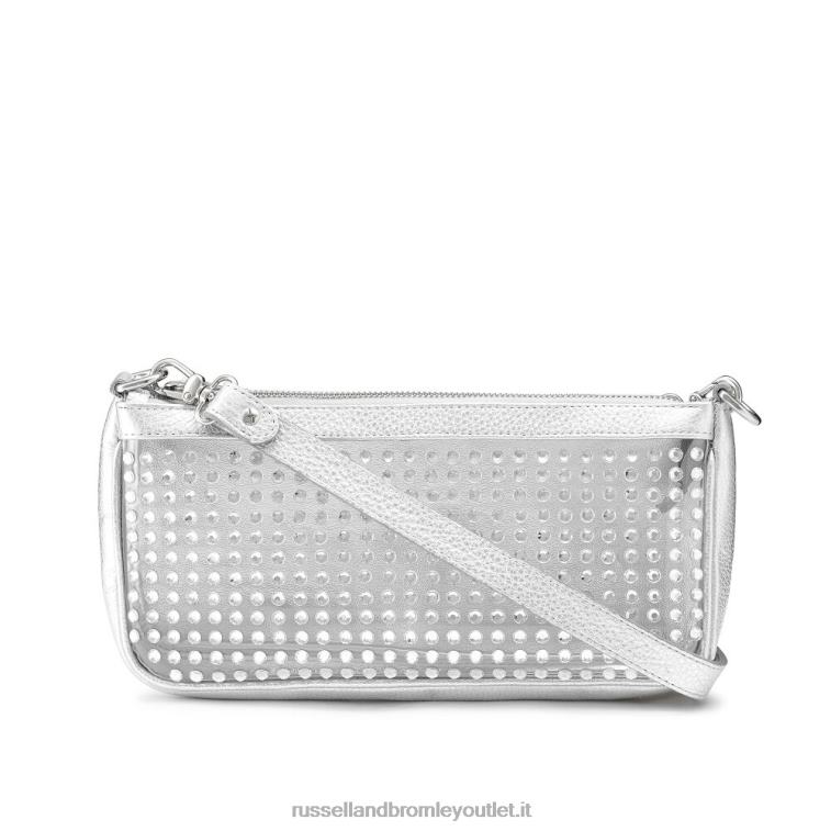 argento V0V4J690Russell And Bromley borsa a tracolla impreziosita da afrodite