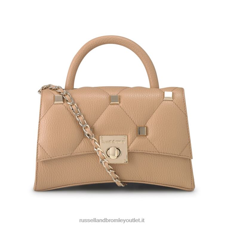 beige V0V4J747Russell And Bromley spalla con patta con borchie rockonrocks