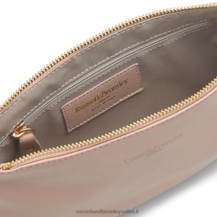 beige V0V4J765Russell And Bromley sulla tasca con zip sulla spalla a catena