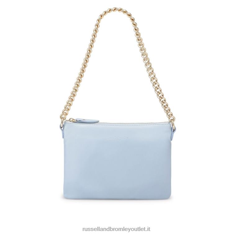 blu V0V4J772Russell And Bromley sulla tasca con zip sulla spalla a catena