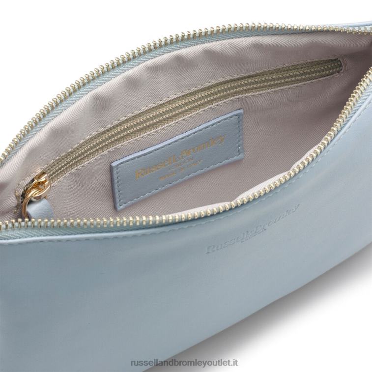 blu V0V4J772Russell And Bromley sulla tasca con zip sulla spalla a catena