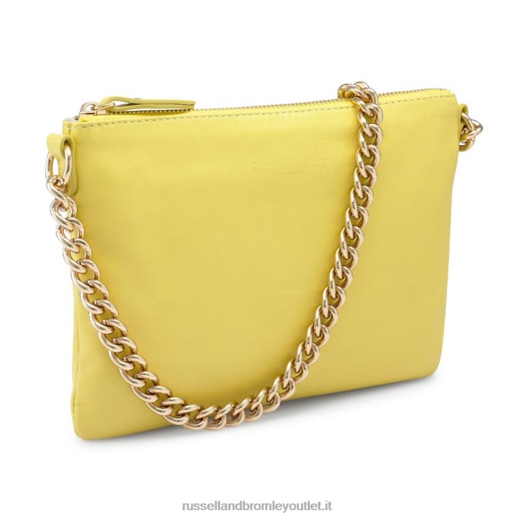 giallo V0V4J775Russell And Bromley sulla tasca con zip sulla spalla a catena