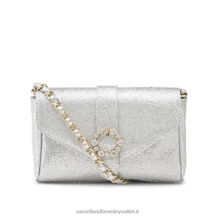 metallico V0V4J684Russell And Bromley borsa a catena con fibbia rigorosamente gioiello