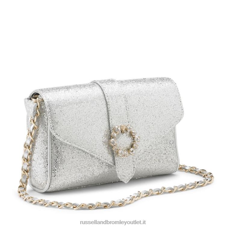 metallico V0V4J684Russell And Bromley borsa a catena con fibbia rigorosamente gioiello