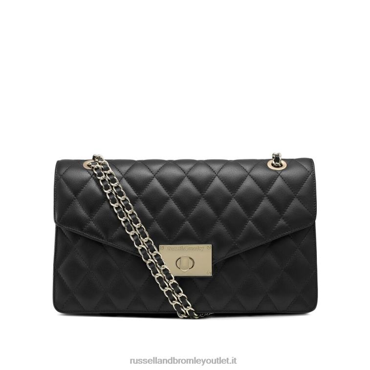 nero V0V4J669Russell And Bromley borsa a tracolla a catena grande quiltchain