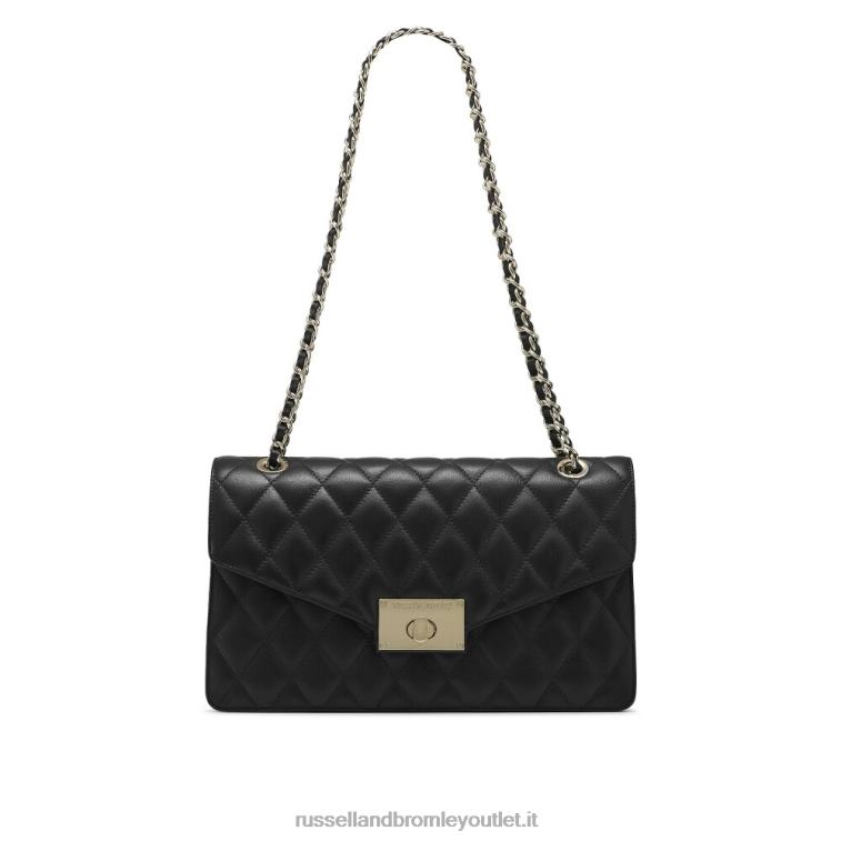 nero V0V4J669Russell And Bromley borsa a tracolla a catena grande quiltchain